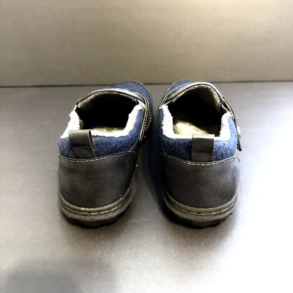 JBU Tide Women's Slip On Shoes 8W Blue, Leather Accents, Memory Foam, Faux Fur - Picture 4 of 8